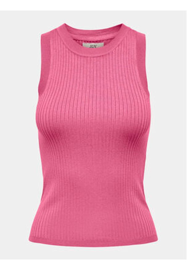 JDY Top Aya 15287501 Różowy Slim Fit. Kolor: różowy. Materiał: wiskoza
