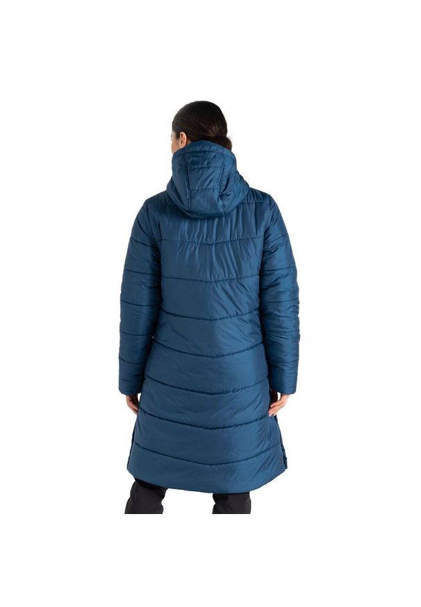 DARE 2B - Kurtka Damska Distinguish Baffled Padded Jacket. Kolor: szary, niebieski, wielokolorowy. Materiał: puch. Sport: turystyka piesza