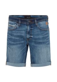 Blend Szorty jeansowe 20715430 Niebieski Regular Fit. Kolor: niebieski. Materiał: jeans, bawełna #4