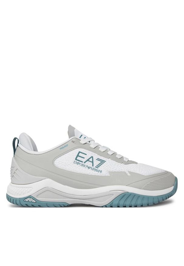 Sneakersy EA7 Emporio Armani. Kolor: biały. Styl: rockowy