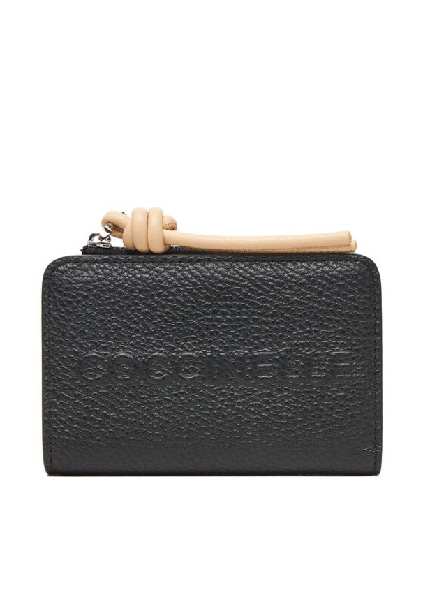 Coccinelle Duży Portfel Damski E2 QBB 11 D1 01 Czarny. Kolor: czarny. Materiał: skóra