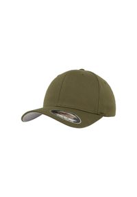 Czapka Urban Classics Flexfit Wooly Combed. Kolor: zielony #1