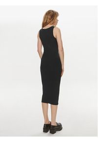 Brave Soul Sukienka letnia LDRJ-624RICKI Czarny Slim Fit. Kolor: czarny. Materiał: bawełna. Sezon: lato #6