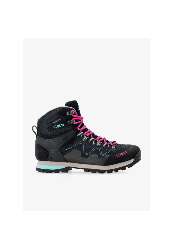 Buty turystyczne damskie CMP Athunis Mid WP. Kolor: czarny, szary, wielokolorowy. Styl: sportowy