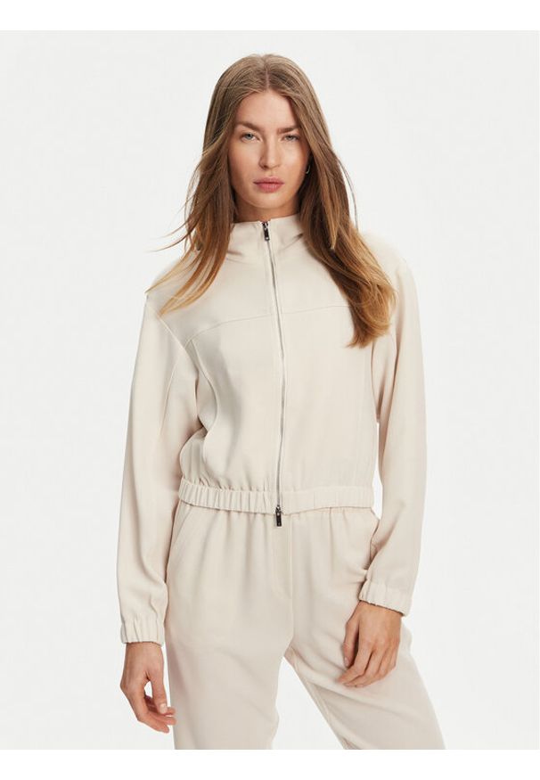 Marella Bluza Daria 2513041045 Écru Regular Fit. Materiał: syntetyk
