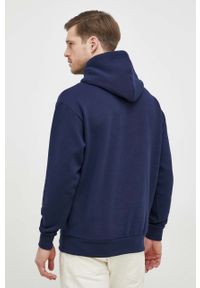 Polo Ralph Lauren bluza męska kolor granatowy z kapturem z aplikacją. Typ kołnierza: kaptur, polo. Kolor: niebieski. Wzór: aplikacja #6