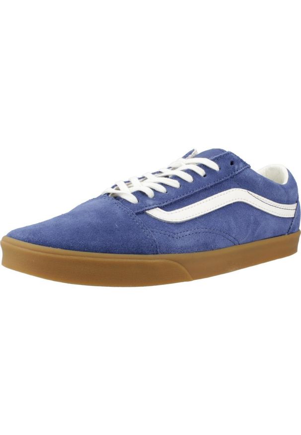 Tenisówki Vans Model Old Skool Lowpro Kolor Niebieski. Kolor: niebieski. Materiał: tkanina