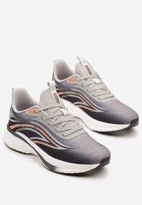 Born2be - Jasnoszare Buty Sportowe Sneakersy na Piankowej Podeszwie Linasela. Okazja: na co dzień. Kolor: szary. Materiał: jeans. Szerokość cholewki: normalna #3