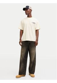 Jack & Jones T-Shirt Dust 12292982 Żółty Loose Leg. Kolor: żółty. Materiał: bawełna #4