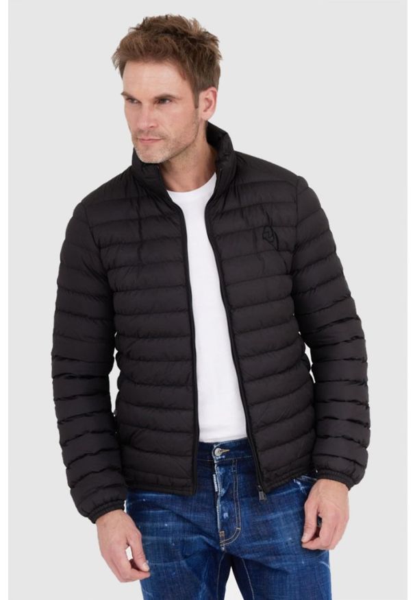 Invicta - INVICTA Czarna kurtka puchowa męska, Rozmiar 3XL. Kolor: czarny. Materiał: puch