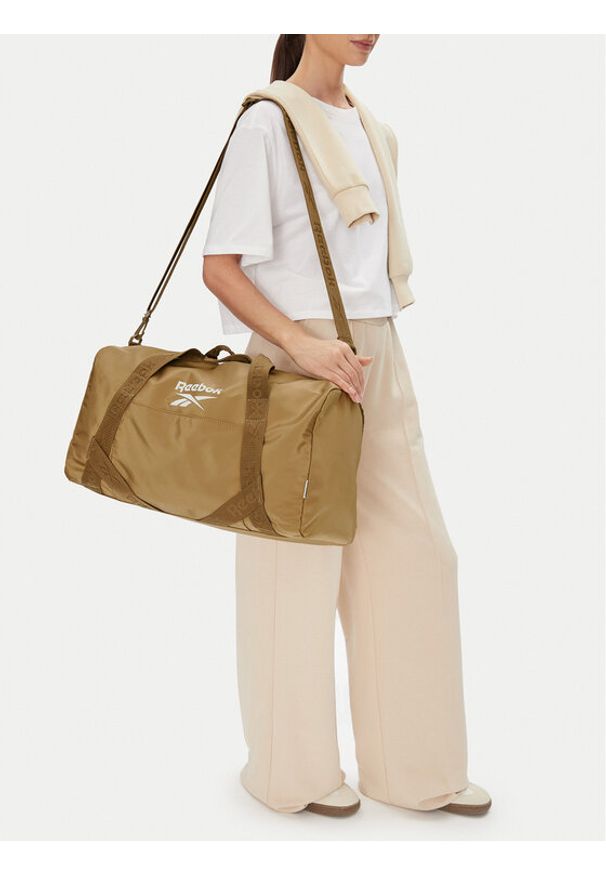 Reebok Torba sportowa RBK-B-002-07 Beżowy. Kolor: beżowy. Materiał: materiał