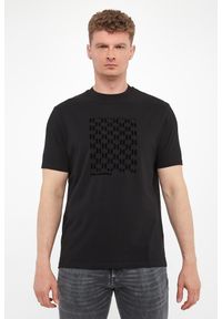 Karl Lagerfeld - T-shirt męski z haftem KARL LAGERFELD. Wzór: haft #2
