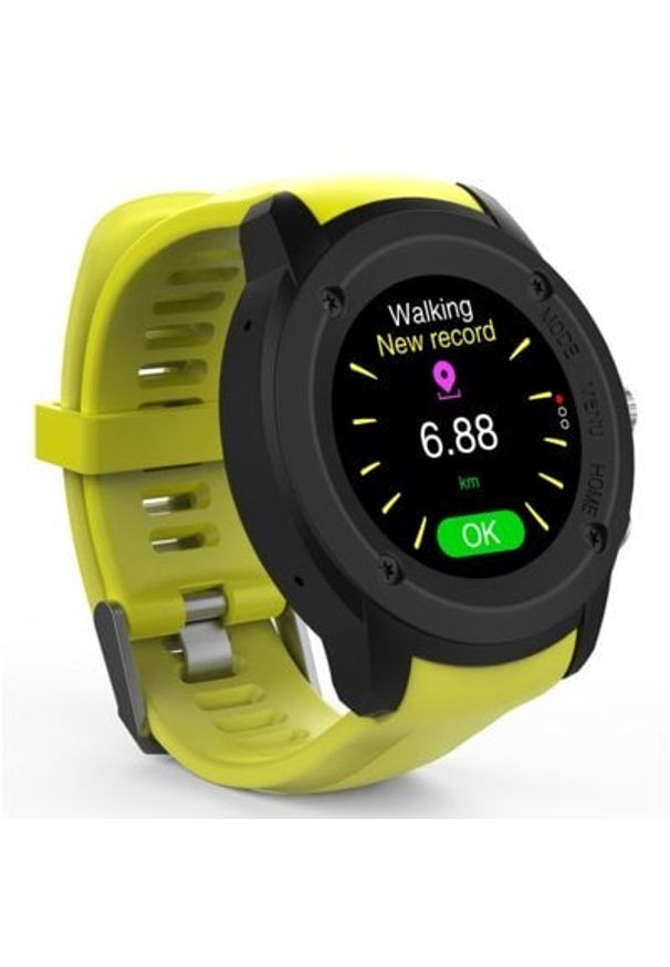 Maxcom - Smartwatch MAXCOM FW17 Power Żółty. Rodzaj zegarka: smartwatch. Kolor: żółty. Styl: casual