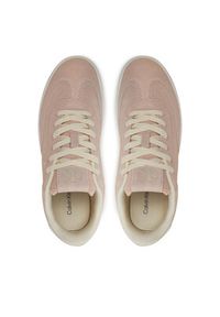 Calvin Klein Jeans Sneakersy Classic Cupsole Laceup Wt Wm YW0YW01833 Różowy. Kolor: różowy. Materiał: zamsz, skóra #5