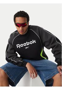 Reebok Bluza Tomasz RK25746CCM Czarny Regular Fit. Kolor: czarny. Materiał: syntetyk #4