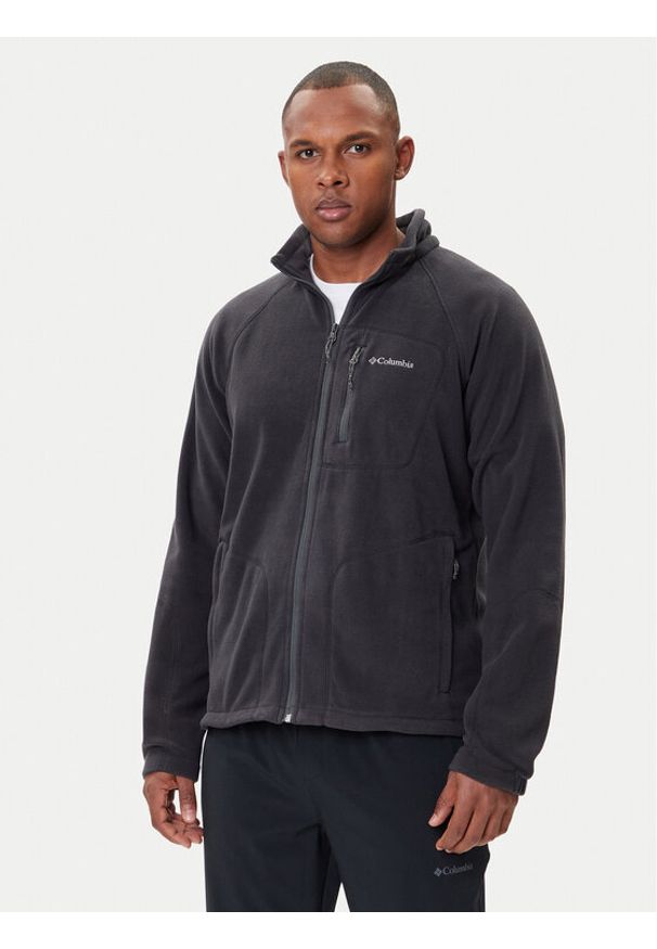columbia - Columbia Polar 1420421010 Fast Trek II Full Zip Fleece Czarny Classic Fit. Kolor: czarny. Materiał: syntetyk