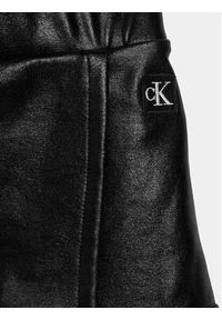Calvin Klein Jeans Spódnica z imitacji skóry Spacer IG0IG02295 Czarny Regular Fit. Okazja: na spacer. Kolor: czarny. Materiał: skóra #2