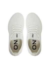 ONLY Shoes Sneakersy Onlsloane-1 15341345 Biały. Kolor: biały. Materiał: materiał