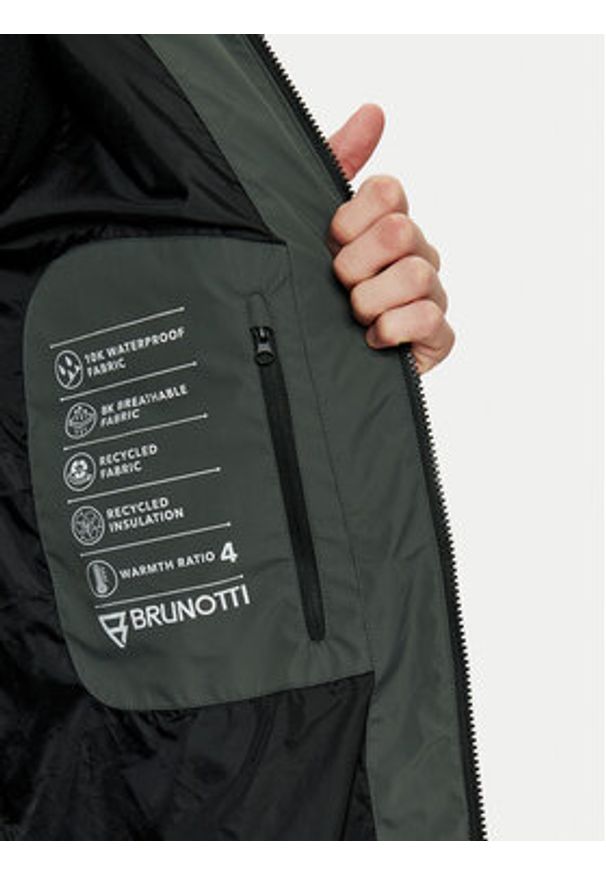 BRUNOTTI - Brunotti Kurtka zimowa Bigmain 2421180003 Zielony Regular Fit. Kolor: zielony. Materiał: syntetyk. Sezon: zima