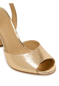 MICHAEL Michael Kors Sandały Rosie High 40S6RSHS1M Złoty. Kolor: złoty. Materiał: materiał, syntetyk #2
