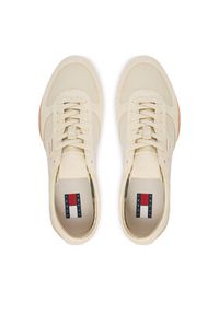 Tommy Jeans Sneakersy Tj Ballet Sneaker EN0EN03059 Beżowy. Kolor: beżowy. Materiał: skóra #3