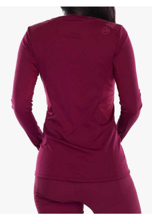 LA SPORTIVA - Bluza damska La Sportiva Beyond Longsleeve. Kolor: czerwony. Długość rękawa: długi rękaw. Sport: turystyka piesza