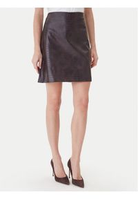 JOOP! Spódnica z imitacji skóry 58 253S58Saron 30048904 Brązowy Regular Fit. Kolor: brązowy. Materiał: skóra