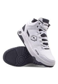 Buty sportowe LOTTO PIVOOT MID sneakersy. Kolor: biały, wielokolorowy, czarny
