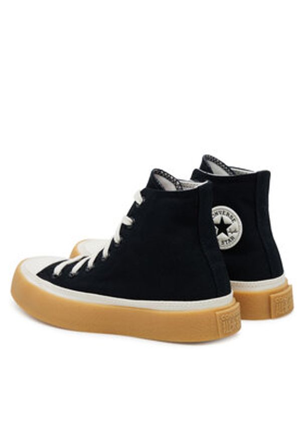 Converse Trampki Chuck Taylor All Star Retro Rubber A10682C Czarny. Kolor: czarny. Materiał: materiał. Styl: retro