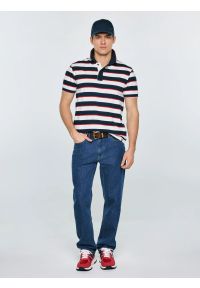 Big-Star - Sneakersy męskie czerwone TT174255 603. Okazja: na spacer, na co dzień. Nosek buta: okrągły. Zapięcie: sznurówki. Kolor: czerwony. Materiał: jeans, syntetyk, materiał, dresówka. Sport: turystyka piesza #4