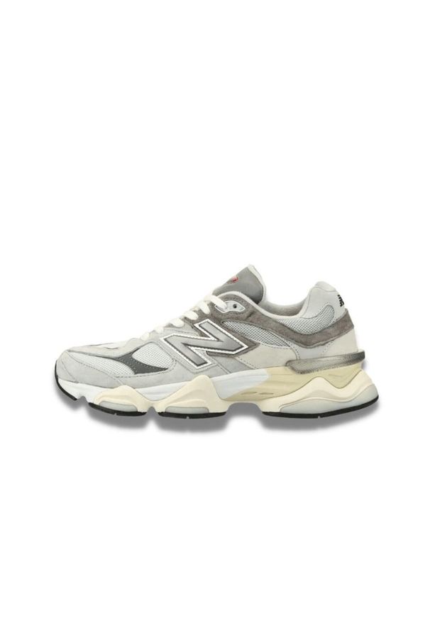 Buty do chodzenia męskie New Balance 9060. Kolor: szary. Materiał: tkanina, skóra. Szerokość cholewki: normalna. Sport: turystyka piesza