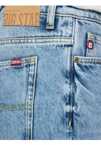 Big-Star - Szorty męskie jeansowe niebieskie Deneez 190. Okazja: na co dzień. Stan: podwyższony. Kolor: niebieski. Materiał: jeans. Styl: elegancki, klasyczny, vintage, casual #5