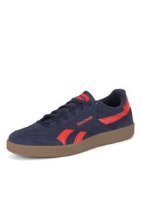 Reebok Sneakersy SMASH EDGE 100220398 Granatowy. Kolor: niebieski. Materiał: zamsz, skóra #4