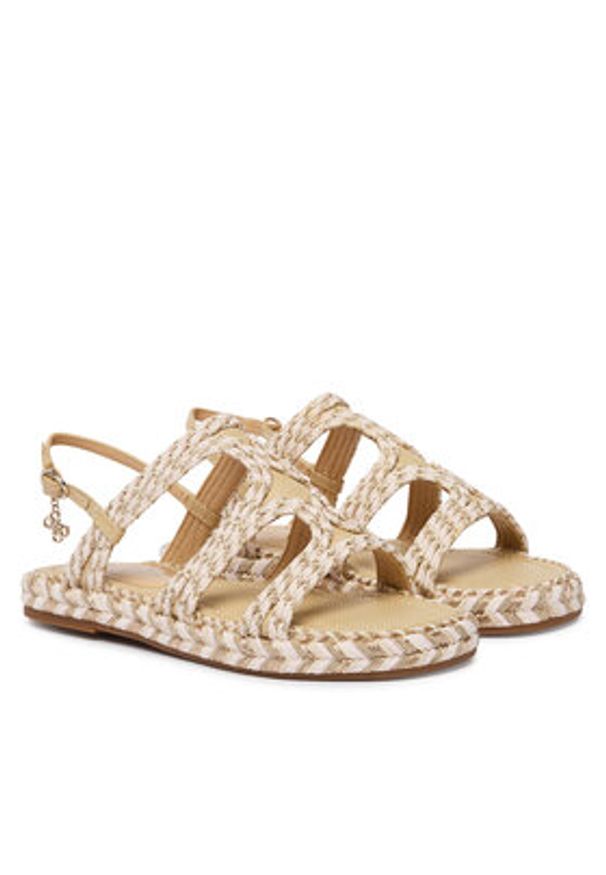 Guess Sandały FLJKLR FAP03 Beżowy jasny. Kolor: beżowy. Materiał: syntetyk