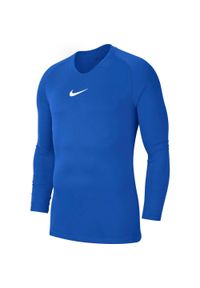 Nike - Koszulka Typu Base Layer Park DriFIT Dla Dorosłych Unisex. Kolor: niebieski