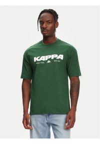 Kappa T-Shirt Nhisso 351S5MW Zielony Regular Fit. Kolor: zielony. Materiał: bawełna