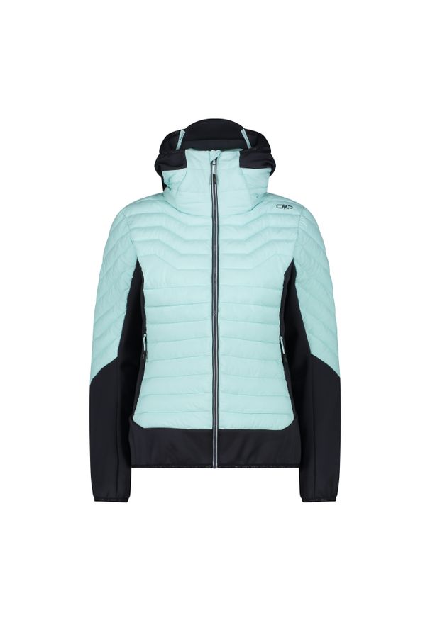 Kurtka damska turystyczna CMP 34Z2486. Kolor: szary, niebieski, wielokolorowy, czarny. Sezon: zima. Sport: narciarstwo