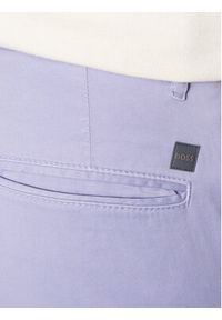 BOSS - Boss Spodnie materiałowe 50470813 Fioletowy Slim Fit. Kolor: fioletowy. Materiał: bawełna