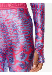 Versace Jeans Couture Bluzka 76HAH218 Kolorowy Slim Fit. Materiał: syntetyk. Wzór: kolorowy #2