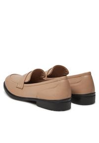 ecco - ECCO Loafersy Dress Classic 15 20980301084 Beżowy. Kolor: beżowy. Materiał: skóra #6