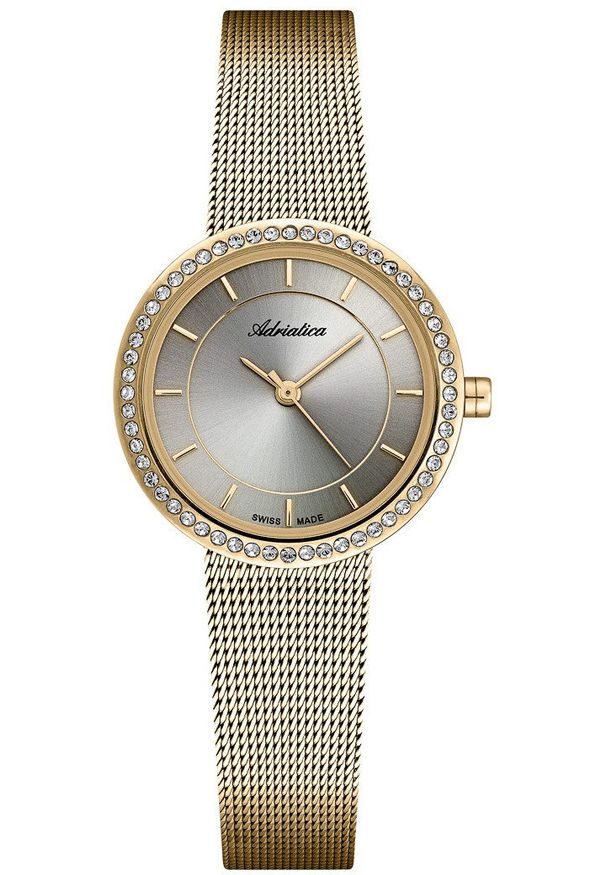 Zegarek damski Adriatica A3645.1117QZ złoty. Kolor: złoty