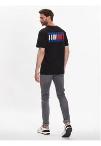 Tommy Jeans T-Shirt DM0DM16408 Czarny Regular Fit. Kolor: czarny. Materiał: bawełna #4
