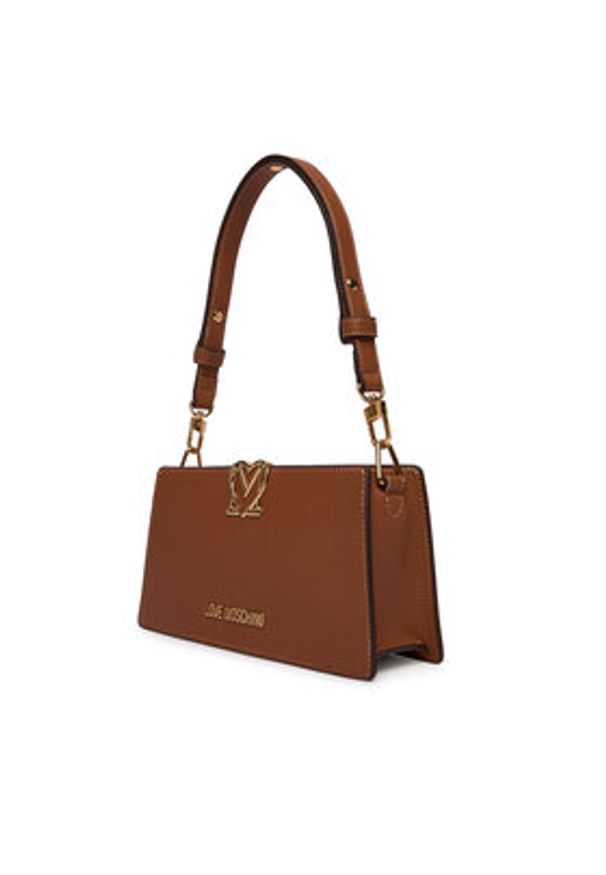Love Moschino - LOVE MOSCHINO Torebka JC4128PP1OLM0200 Brązowy. Kolor: brązowy. Materiał: skórzane