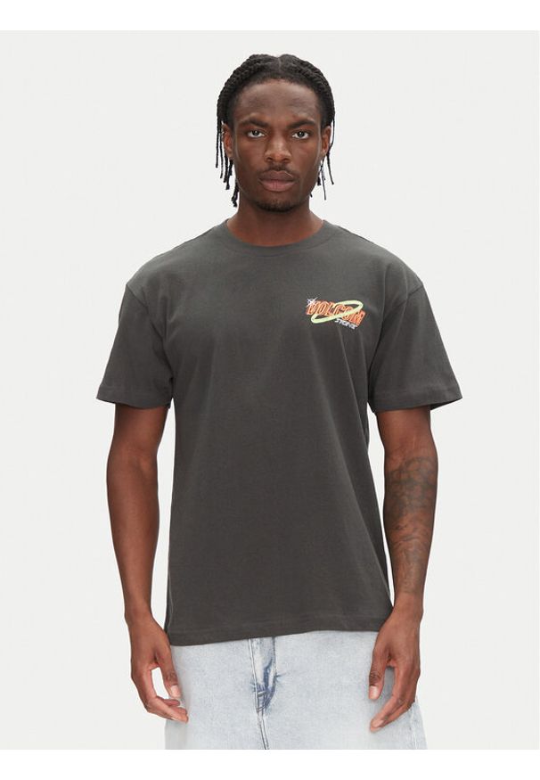 Volcom T-Shirt Filip Rygalski A4312504 Szary Loose Fit. Kolor: szary. Materiał: bawełna