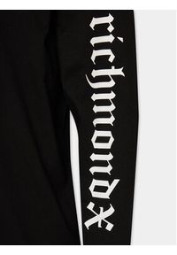 Richmond X Longsleeve Hairiti UMP24139TS Czarny Regular Fit. Kolor: czarny. Materiał: bawełna. Długość rękawa: długi rękaw