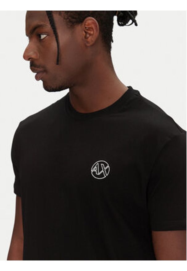 Armani Exchange T-Shirt XM000558 AF10358 UC001 Czarny Regular Fit. Kolor: czarny. Materiał: bawełna