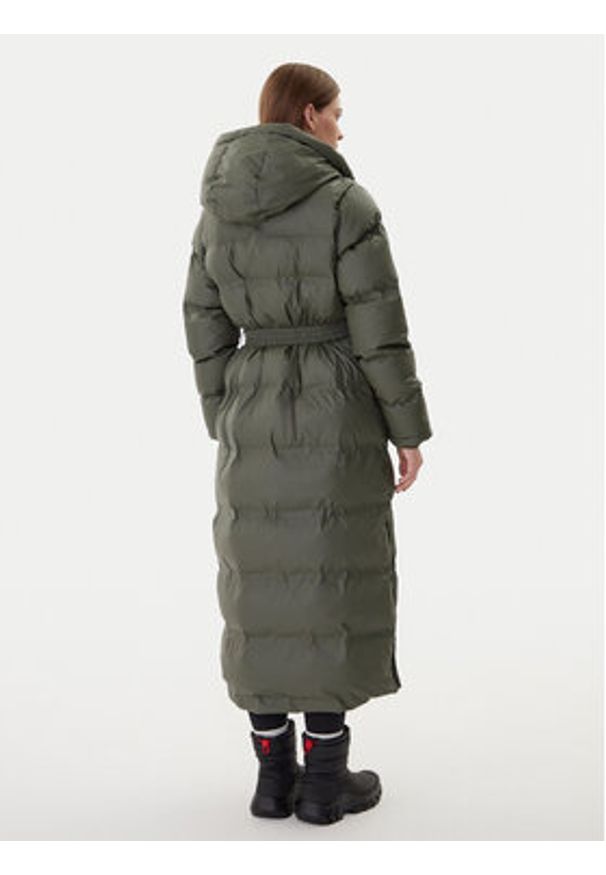 Hunter Płaszcz zimowy Hutchison HARW0001252 Zielony Regular Fit. Kolor: zielony. Materiał: syntetyk. Sezon: zima