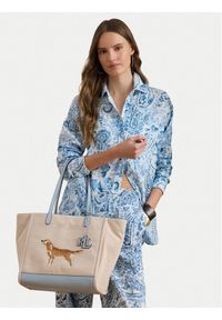 Lauren Ralph Lauren - LAUREN RALPH LAUREN Torebka 431P13256002 Beżowy. Kolor: beżowy #1