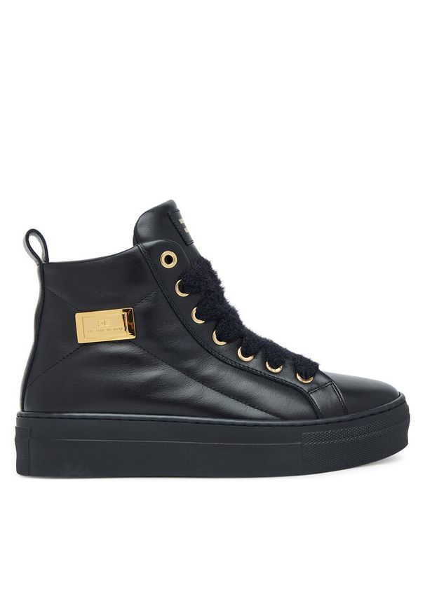 Botki Elisabetta Franchi. Kolor: czarny