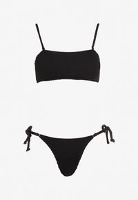 Born2be - Czarne Bikini Tryphiopis. Kolor: czarny. Materiał: materiał. Wzór: paski